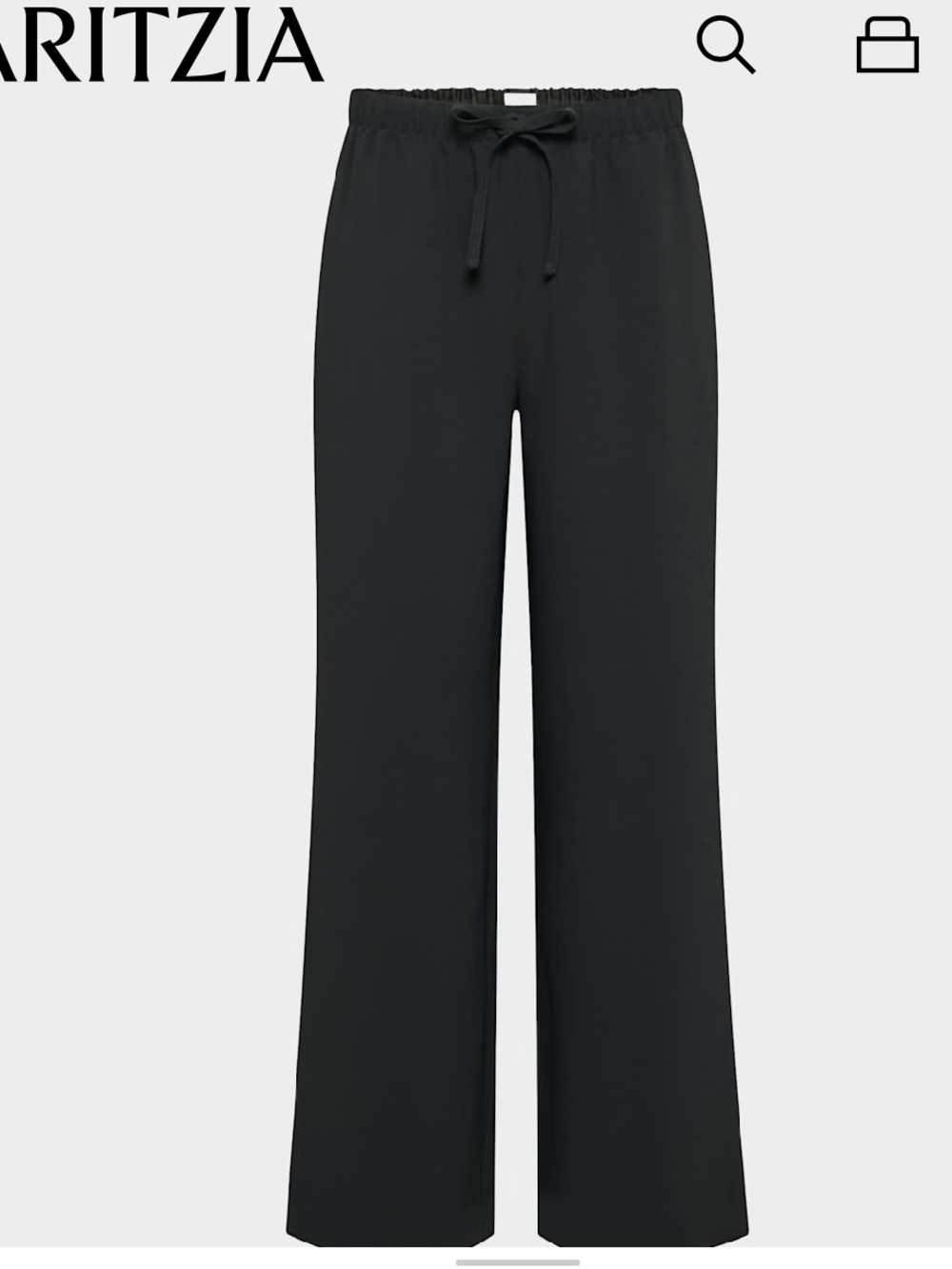 Aritzia - Lodge Pants - Crepette - black, size 4